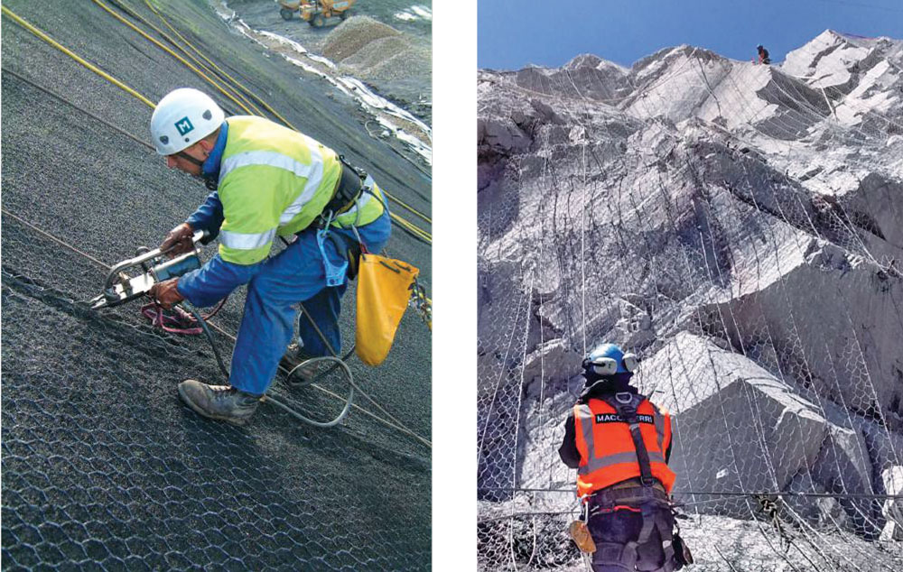 Maccaferri solutions are flexible suiting fragile geology and customised as per local conditions.