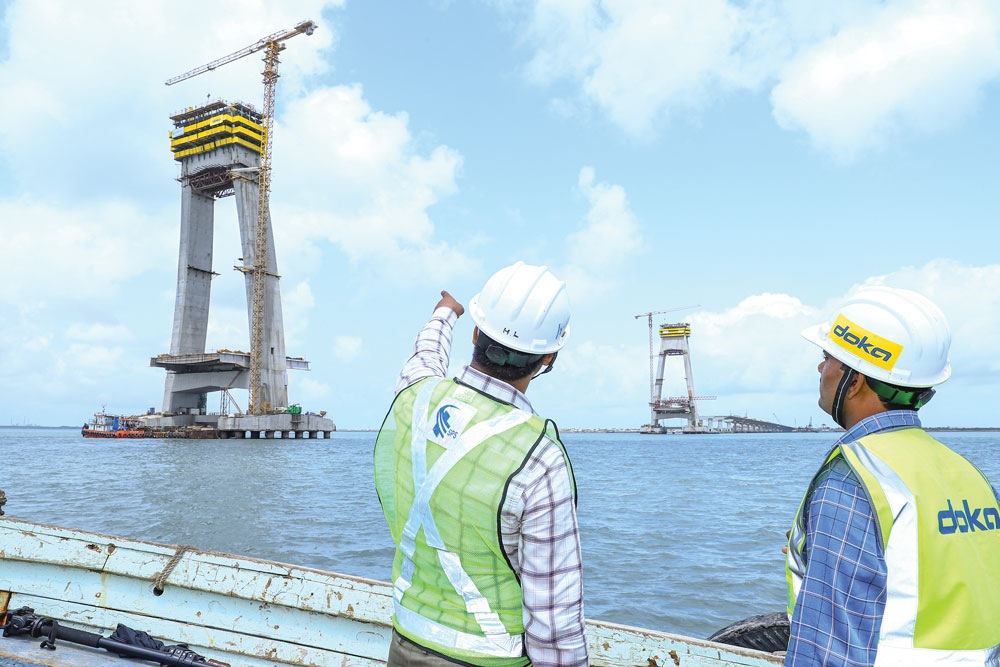 Doka formwork solution delivers one of India's largest cable stay bridges