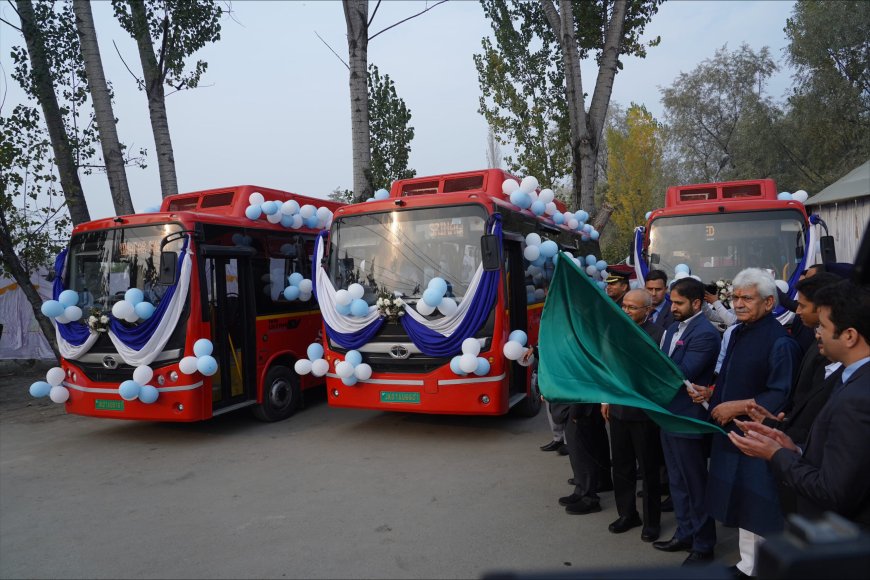 Srinagar Smart City Takes The Green Route With Tata Motors Ultra EV Electric Buses
