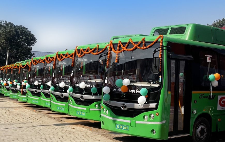 Guwahati Takes The Green Route With 100 Tata Motors Electric Buses