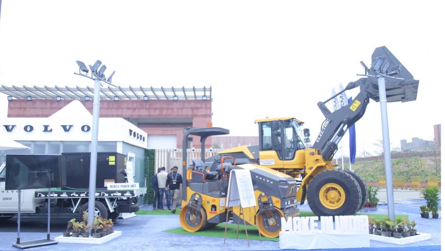 Volvo CE showcases zero emission products at Bharat Mobility Global Expo 2024