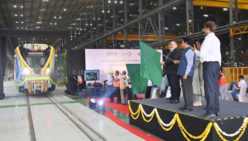 Alstom delivers first trainset for Meerut Metro project