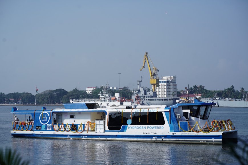 India’s first hydrogen powered ferry launched in Kochi