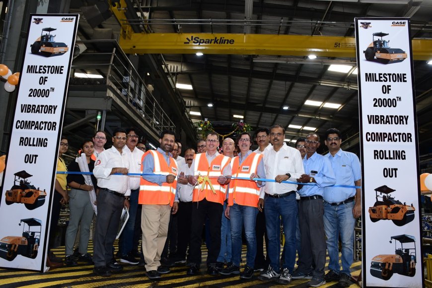 CASE Construction Equipment rolls out 20,000th vibratory compactor in India