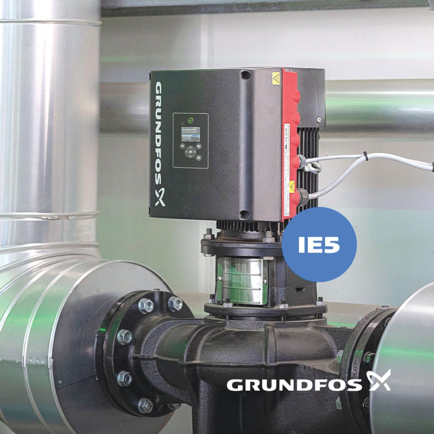 Grundfos maximises efficiency with IE5 classification as standard in all TPE in-line pumps