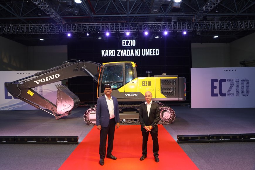 Volvo CE unveils new ‘Built for Bharat’ EC210 hydraulic excavator