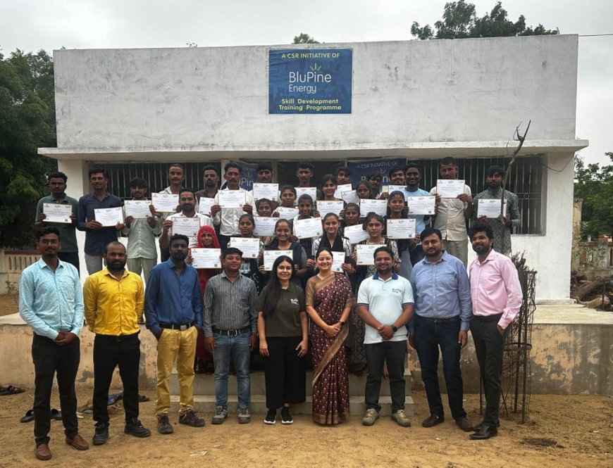 BluPine Energy conducts renewable energy technician training program in Gujarat