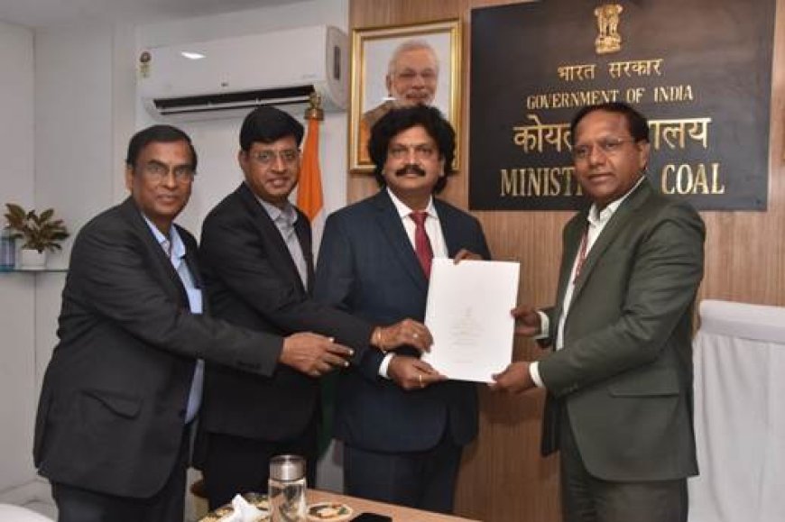 Coal Ministry signs agreements for three coal mines