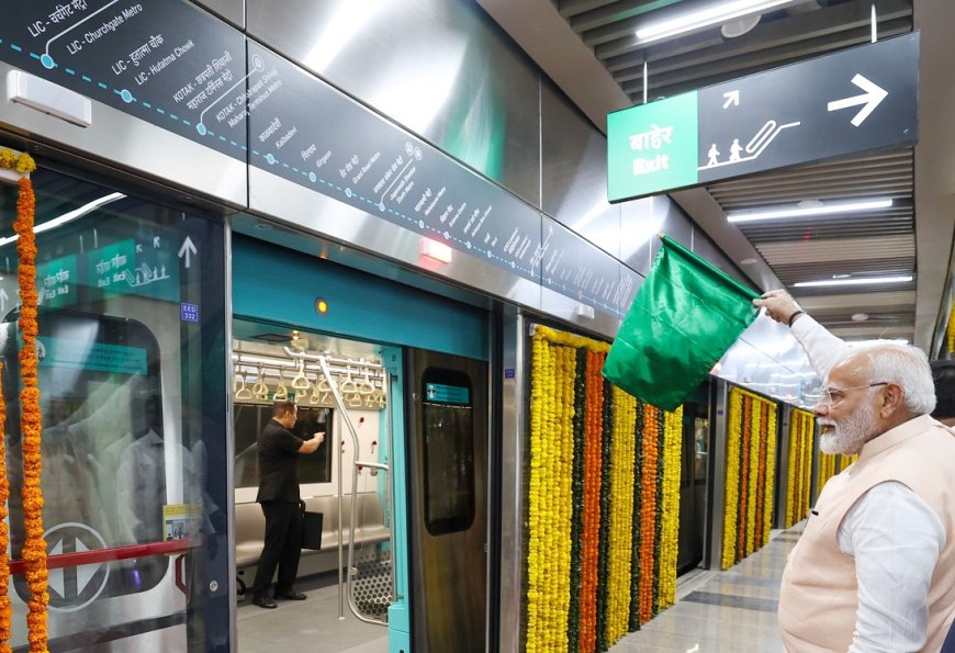 Prime Minister inaugurates Mumbai Metro Line 3