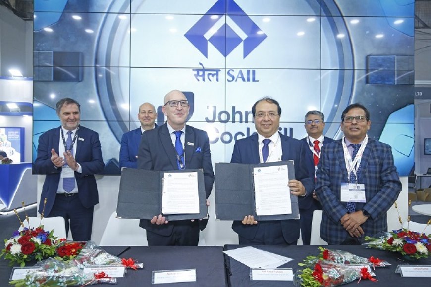 John Cockerill India and Steel Authority of India sign MoU to advance green steel solutions in India