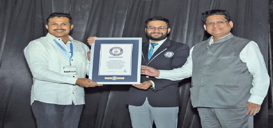 Achieving this new Guinness World Record brings more responsibility to our table.