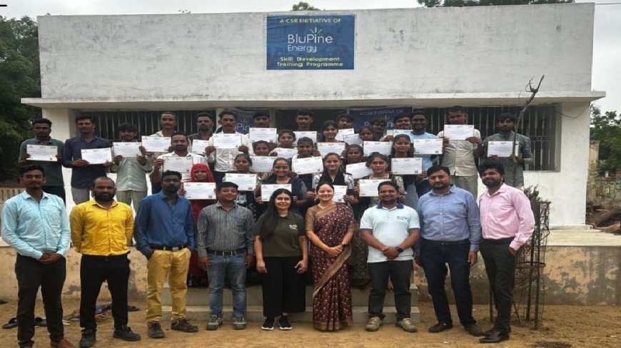 BluPine Energy conducts renewable energy technician training program in Gujarat