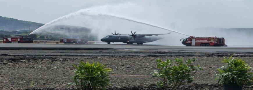 NMIA successfully conducts trial landing at the airport site