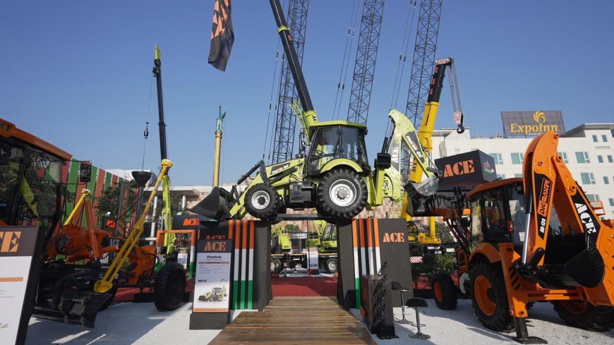 ACE unveils BS-V backhoe loader at bauma CONEXPO INDIA 2024