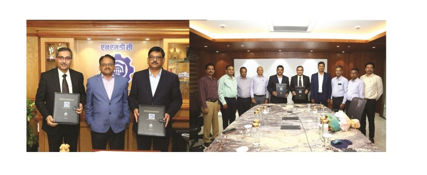 NMDC R&D Centre signs MoU with RDCIS, SAIL to strengthen steel Industry