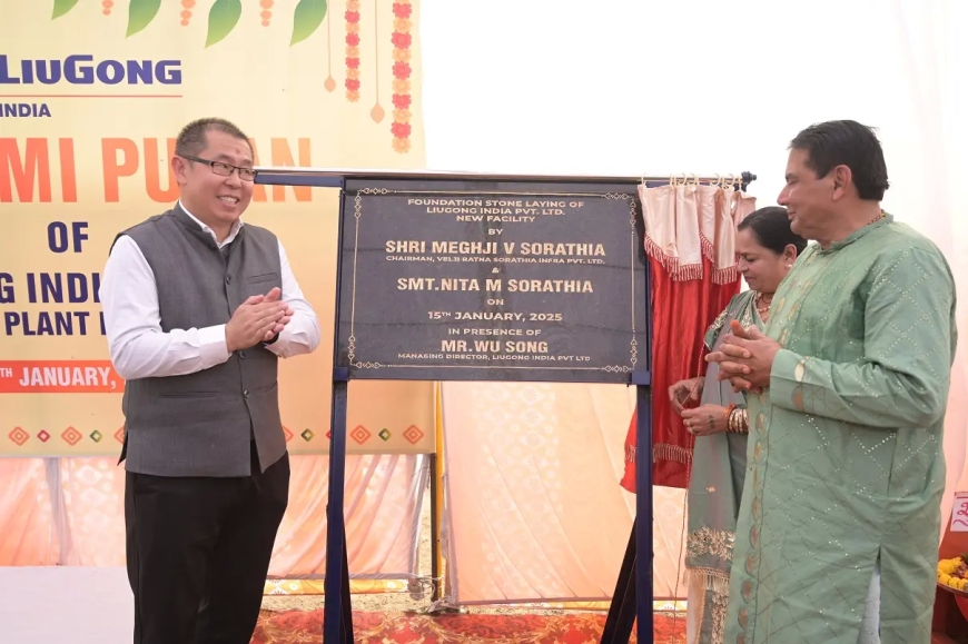 LiuGong India lays foundation stone for new plant in Pithampur