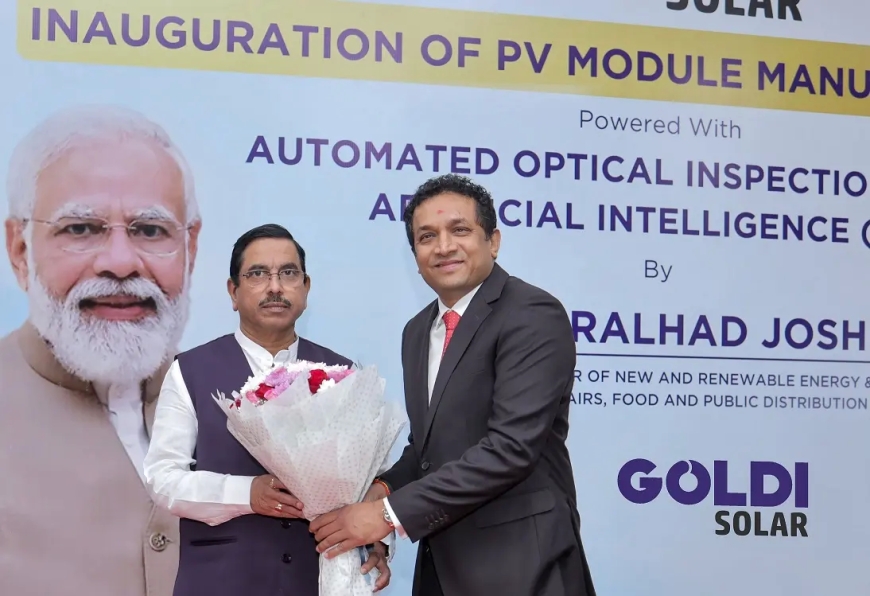 India’s first AI-powered solar manufacturing line launched at Goldi Solar’s Kosamba facility