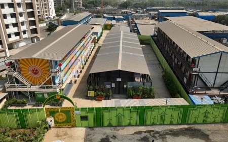 Rustomjee unveils 35,000 sq. ft. industry-first labour housing for 500 workers