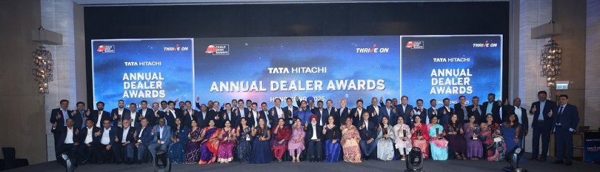 E.S. Infraserve Pvt. Ltd. hounoured with Best Performing Dealership at Tata Hitachi’s Annual Awards